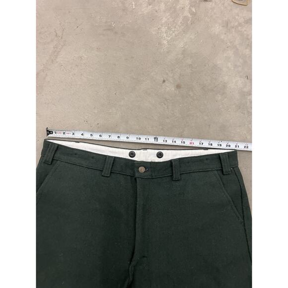 Vintage Codet Wool Pants 42 X 31 Green Made In Canada Hunting Hiking Outdoors - Picture 4 of 11